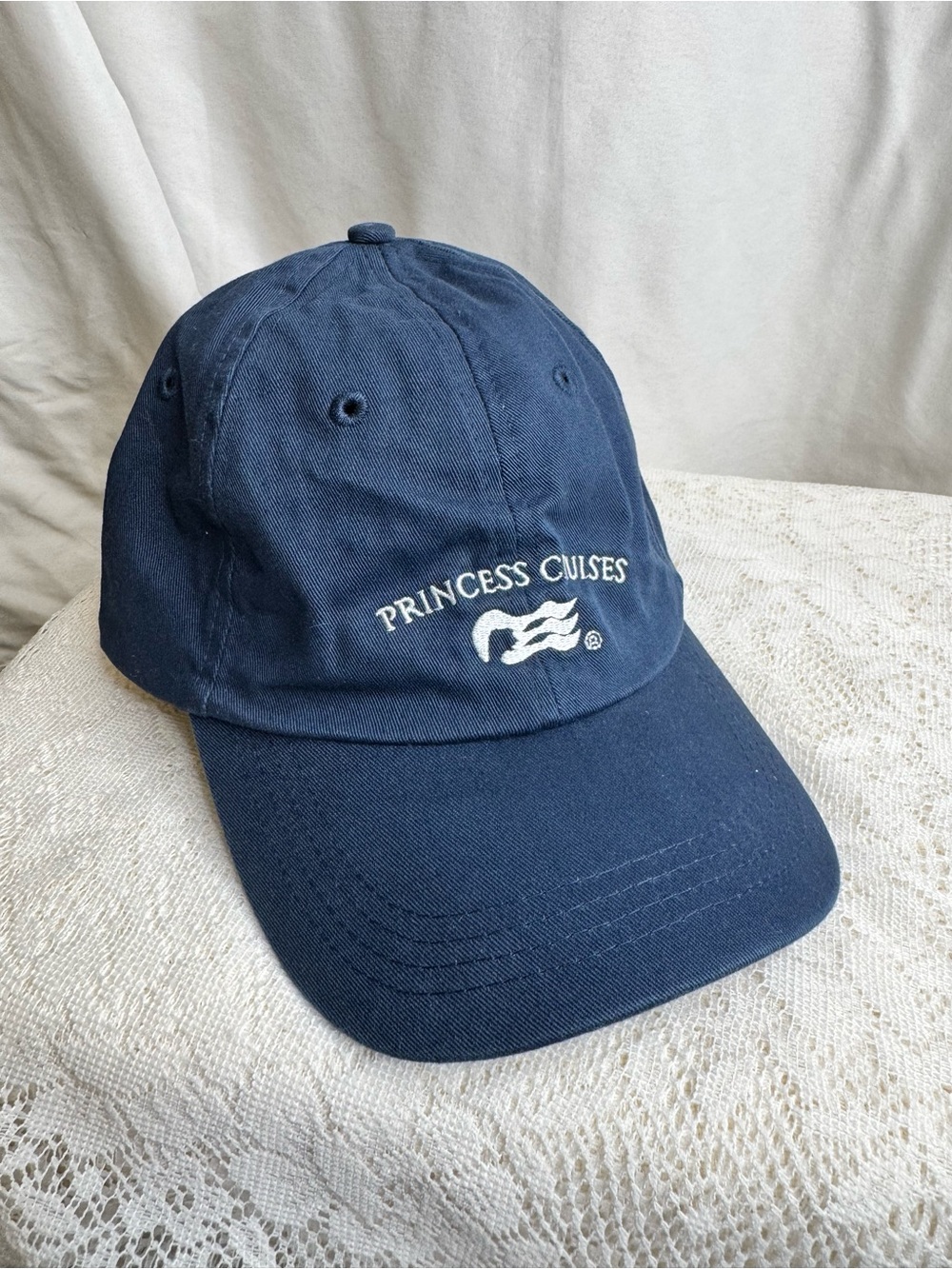 Princess Cruises Navy Logo Adjustable Baseball Cap Hat